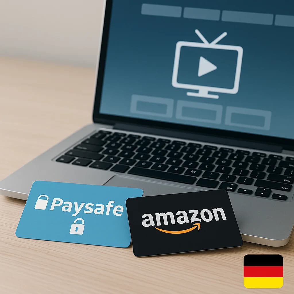 IPTV kaufen mit Paysafecard & Amazon Gutschein