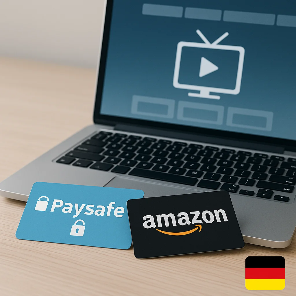 IPTV kaufen mit Paysafecard & Amazon Gutschein